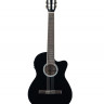GEWApure E-Acoustic Classic Black 4/4 классическая гитара со звукоснимателем