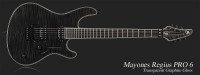 MAYONES Regius 6М Transparent Graphite электрогитара