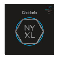 Струны для электрогитары D'ADDARIO NYXL1252W Light, 3-я струна в обмотке, 12-52
