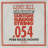 Ernie Ball 1254 калибр.054 одиночная для электрогитары/акустической гитары
