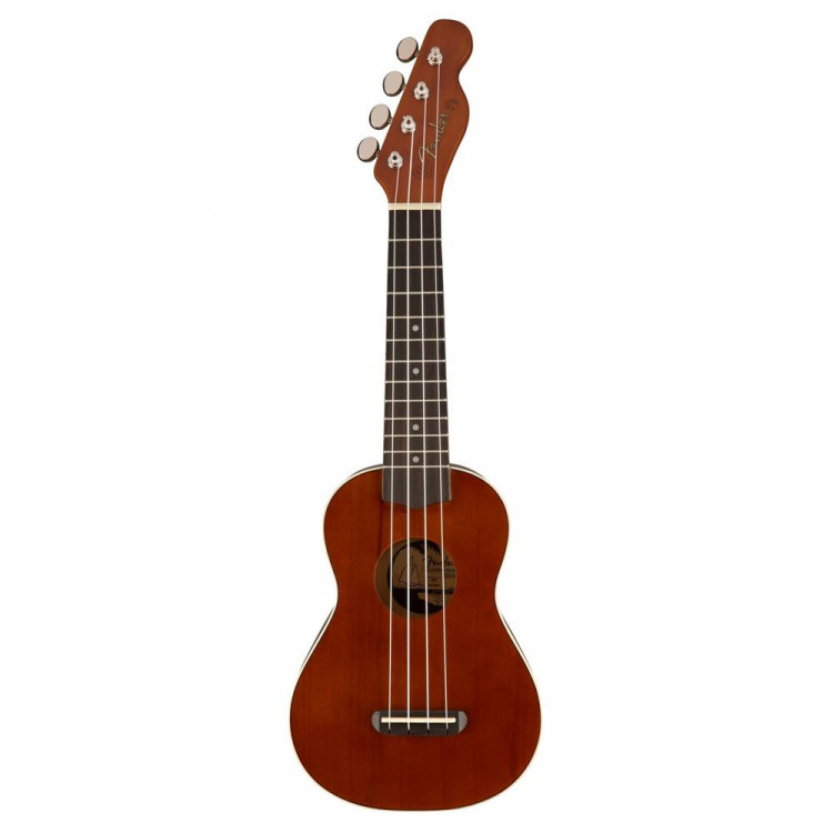 Укулеле сопрано FENDER (V) VENICE SOPRANO UKE, NAT WN, цвет натуральный