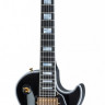 Gibson CUSTOM LES PAUL CUSTOM EBONY LIMITED RUN электрогитара с кейсом