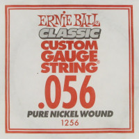 Ernie Ball 1256 калибр.056 одиночная для электрогитары/акустической гитары