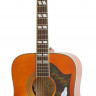 EPIPHONE DOVE PRO ACOUSTIC/ELECTRIC W/FISHMAN VINTAGE BROWN SUNBURST