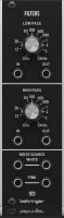Модульный синтезатор BEHRINGER 923 FILTERS фильтов High Pass и Low Pass с генератором белого и розового шума