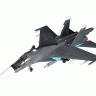 Сборная модель ZVEZDA Многофункциональный истребитель-бомбардировщик Су-34, подарочный набор, 1/72