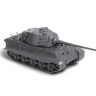 Сборная модель ZVEZDA Тяжелый Немецкий танк "Королевский Тигр" Порше, 1/100