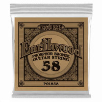 ERNIE BALL 1858 (.058) одна струна для акустической гитары