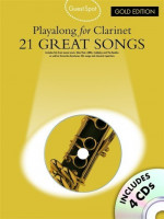 AM997788 GUEST SPOT 21 GREAT SONGS GOLD ED PLAYALONG FOR CLARINET CLT...