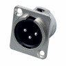 Bespeco XLR3MP Разъем XLR-M панельный
