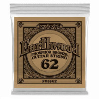 ERNIE BALL 1862 (.062) одна струна для акустической гитары