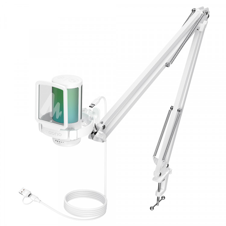 USB-микрофон Maono DGM20S (white) пантограф кардиоидный
