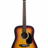 Rockdale SDN-SB DREADNOUGHT SUNBURST акустическая гитара