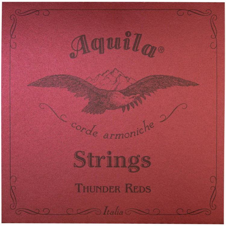 Набор 5 струн для укулеле бас AQUILA THUNDERREDS 169U мензура 23 дюйма