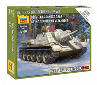 Советская самоходная артиллерийская установка Су-122 1/100