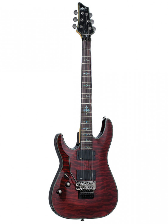 Schecter DAMIEN ELITE-6 FR CRED L/H электрогитара