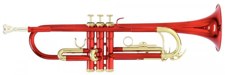 Труба Roy Benson TR-101R Bb красный лак