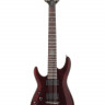 Schecter DAMIEN ELITE-7 FR CRED L/H 7-струнная электрогитара леворукая