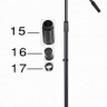 STAGG MIS-2024 BK микрофонная стойка с телескопическим журавлем 103-167см