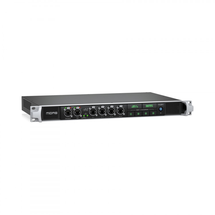 Коммутатор AES50-B сквозной, AES50 1-4 с PoE MIDAS HUB4