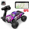 Радиоуправляемый монстр MJX Hyper Go H16H (фиолетовый) 4WD 2.4G LED GPS 1/16 RTR