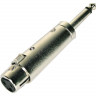 Invotone AD300 - переходник 3P XLR мама <>6.35мм моно Джек папа