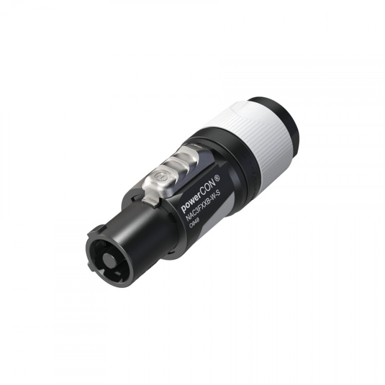 Разъем кабельный PowerCon NEUTRIK NAC3FXXB-W-S для кабелей 6-12 мм