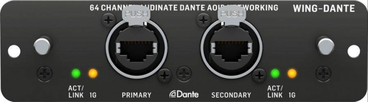 Сетевой модуль Behringer AOIP-DANTE AoIP для моделей WING