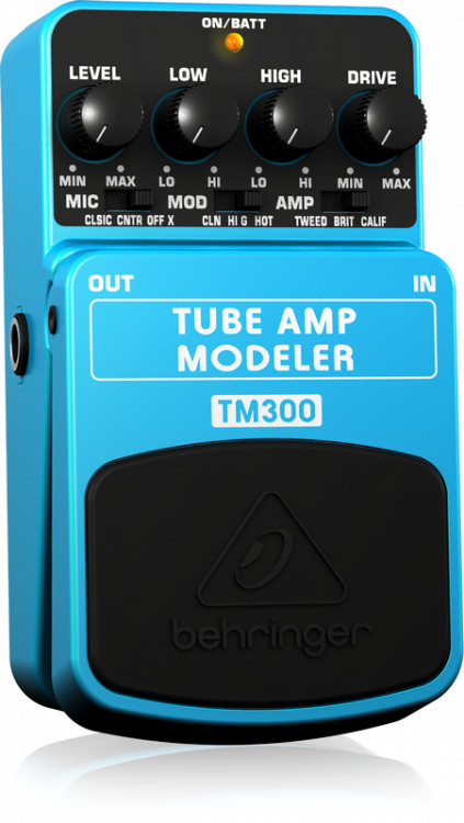 Педаль эффектов Behringer TUBE AMP MODELER TM300