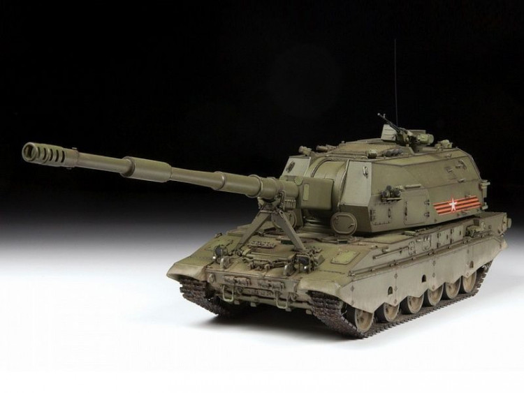 Сборная модель ZVEZDA Российская 152-мм гаубица 2С35 "Коалиция-СВ", 1/35