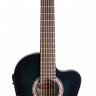 Stagg C546TCE-BLS 4/4 классическая гитара со звукоснимателем