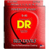 Струны для электрогитар DR RDE-9-42 RED DEVILS EXTRA-Life цветные