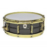 Малый барабан LUDWIG LB416BT 14"*5" Black Beauty series кованый обод, фурнитура золото: Tube lugs, Millennium strainer