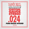 Ernie Ball 1224 калибр.024 одиночная для электрогитары/акустической гитары