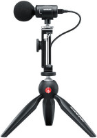 SHURE MOTIV MV88+ цифровой микрофон для создания контента (микрофон MV88, подставка-трипод, зажим для смартфона, кабели)