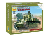 Сборная модель ZVEZDA Советский легкий танк Т-28, 1/100