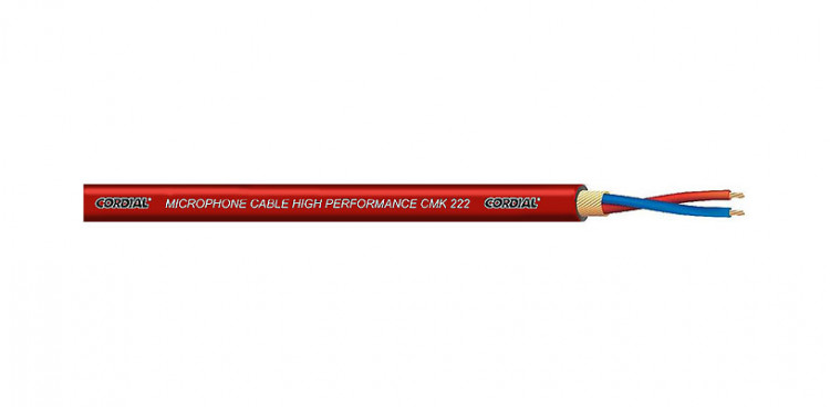 Cordial CMK 222 red микрофонный кабель 6,4 мм, красный