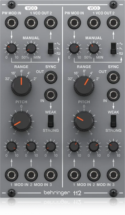 Модуль Behringer 112 DUAL VCO аналоговый для Eurorack