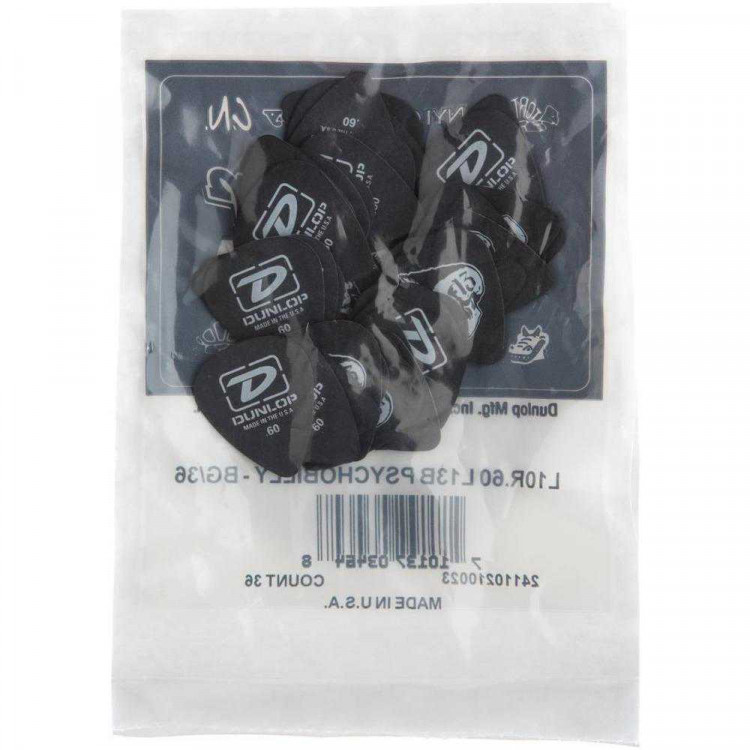Комплект медиаторов DUNLOP L10R060 PSYCHOBILLY-36/BG