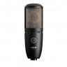 Микрофон конденсаторный AKG P220 - кардиоидный, мембрана 1", в комплекте "паук", кейс