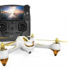 Р/У квадрокоптер Hubsan X4 GPS, FHD+FPV, автовозврат, удержание, следуй за мной,  2.4G (белый)