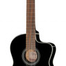 Takamine GC1CE BLK 4/4 классическая гитара со звукоснимателем