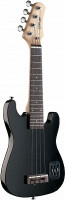 STAGG EUK S-BK электроукулеле формы S-style
