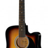 FENDER SQUIER SA-105CE SUNBURST электроакустическая гитара