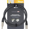 STAGG NGC10R инструментальный кабель с разъемами REAN, 10 м