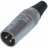 FORCE CFA-023 - Разъем XLR (M) 3P,реплика Neutrik®