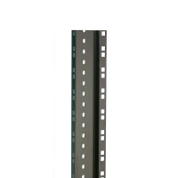 ADAM HALL 61552BLK Стальная двойная пластина (2 мм, чёрная) для рэка, длина 2 м (цена за 1 шт)