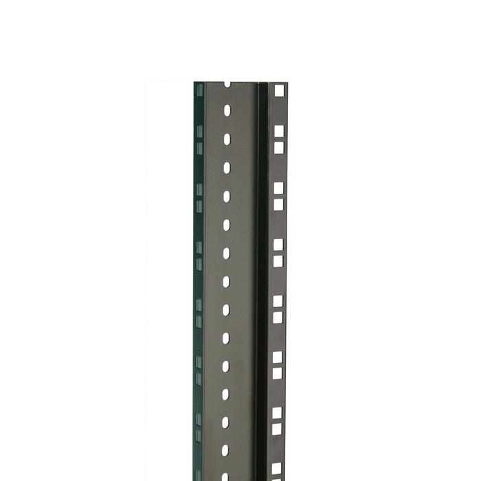 ADAM HALL 61552BLK Стальная двойная пластина (2 мм, чёрная) для рэка, длина 2 м (цена за 1 шт)