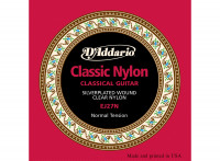 Струны для классической гитары D'ADDARIO EJ27N серебро (Silver), Normal Tension