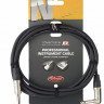 STAGG NGC3PLR - профессиональный инструментальный кабель jack-jack ("угловой"), длина-3м